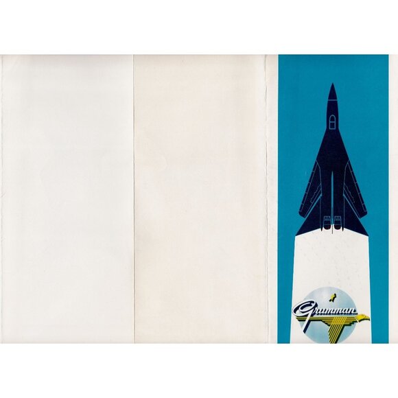 Grumman Aircraft Employee Benefits Brochure 1969 | Aerospace History | 8 Panels - Picture 2 of 5